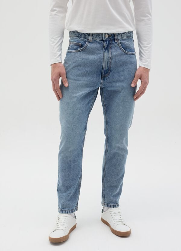 Ovs Jeans Carrot Fit Con Scoloriture