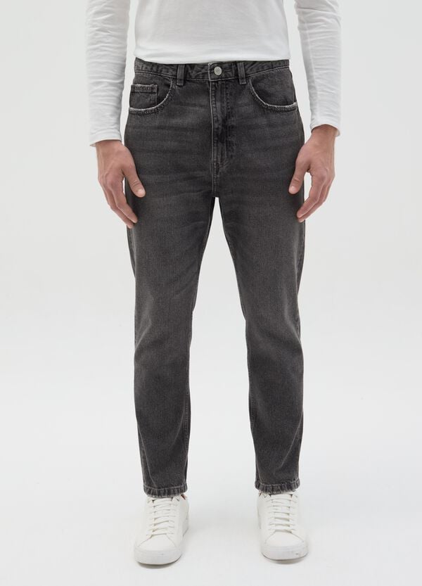 Ovs Jeans Carrot Fit Con Scoloriture