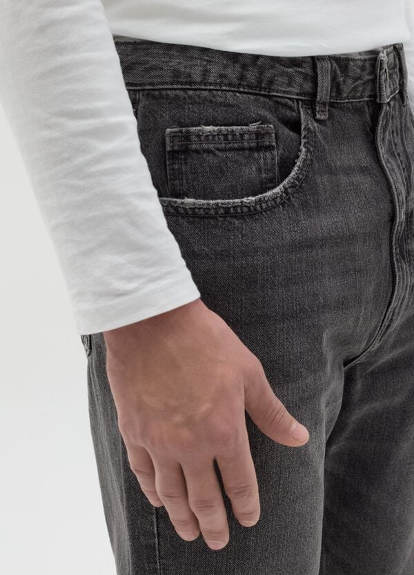 Ovs Jeans Carrot Fit Con Scoloriture
