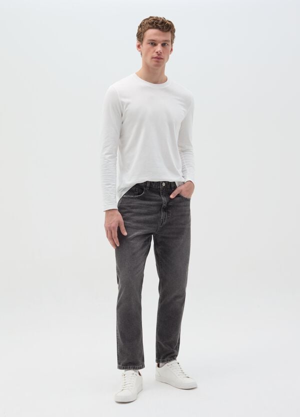 Ovs Jeans carrot fit con scoloriture