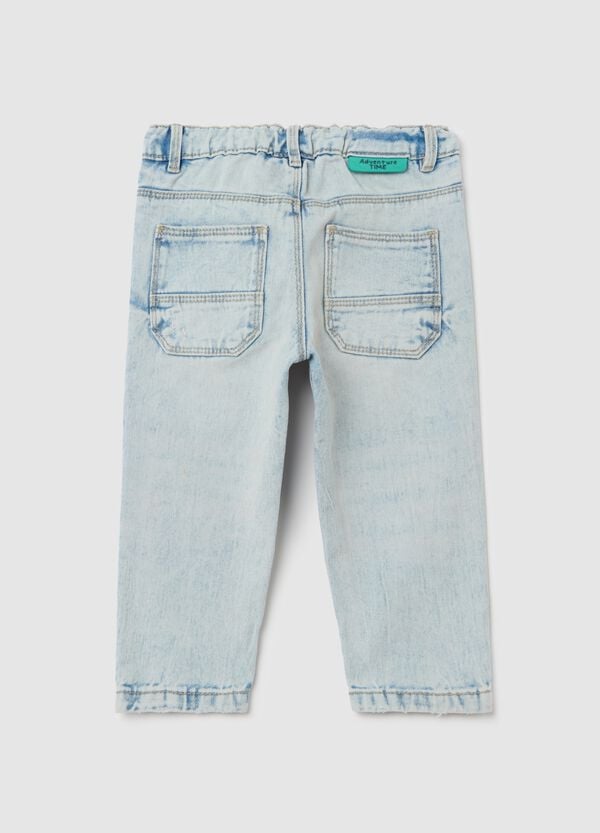 Ovs Jeans Cinque Tasche Con Abrasioni