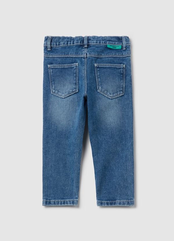 Ovs Jeans Cinque Tasche Con Stampa Coccodrilli