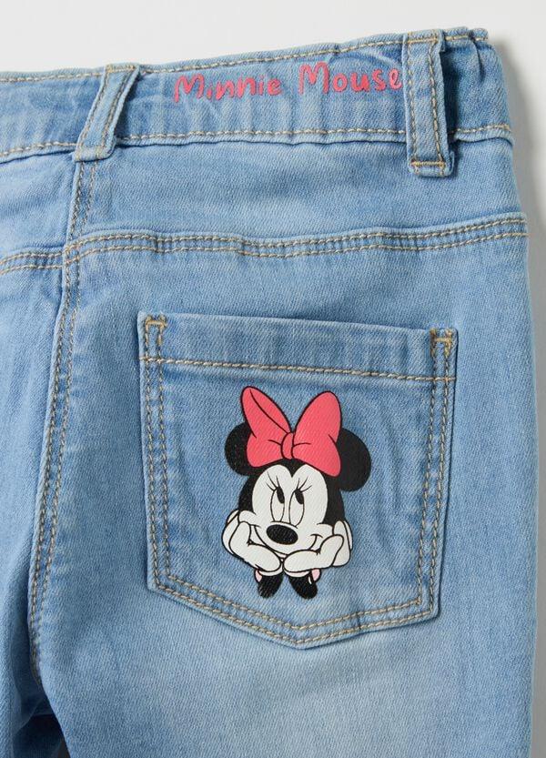 Ovs Jeans Cinque Tasche Con Stampa Minnie