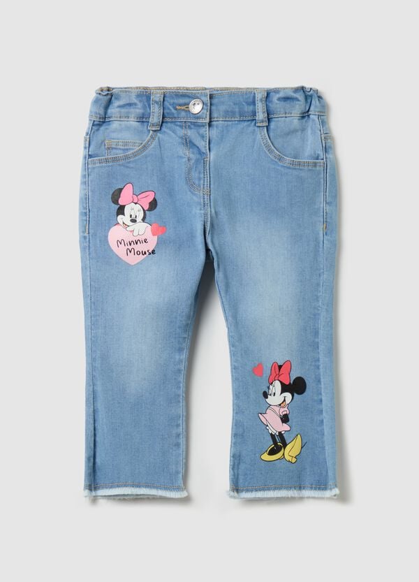 Ovs Jeans cinque tasche con stampa Minnie
