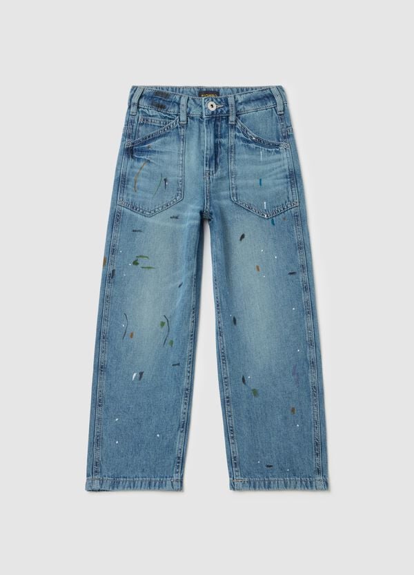 Ovs Jeans Cinque Tasche Effetto Maltinto