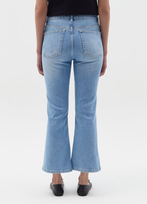 Ovs Jeans Cropped Flare Fit