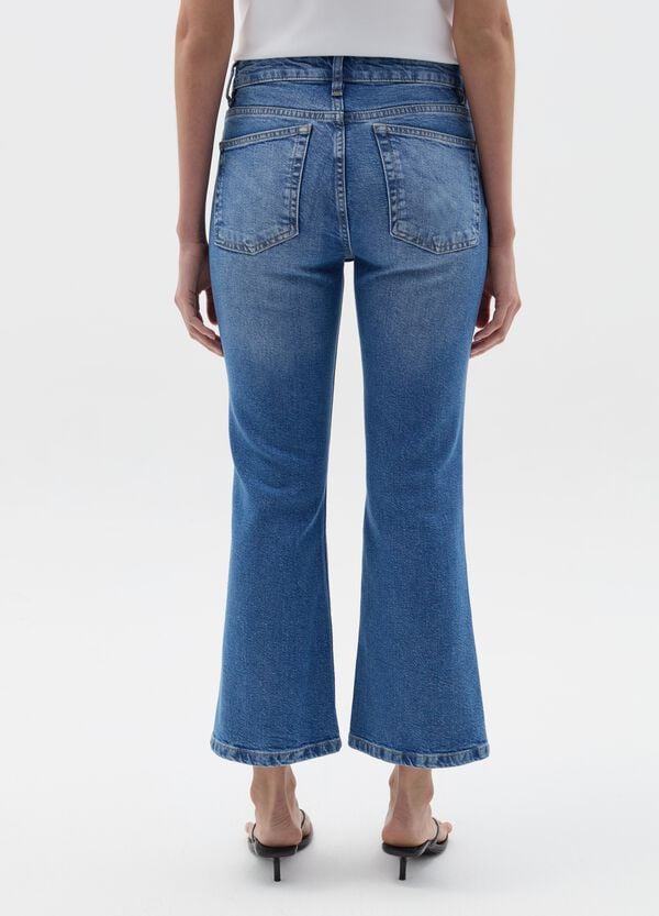 Ovs Jeans Cropped Flare Fit