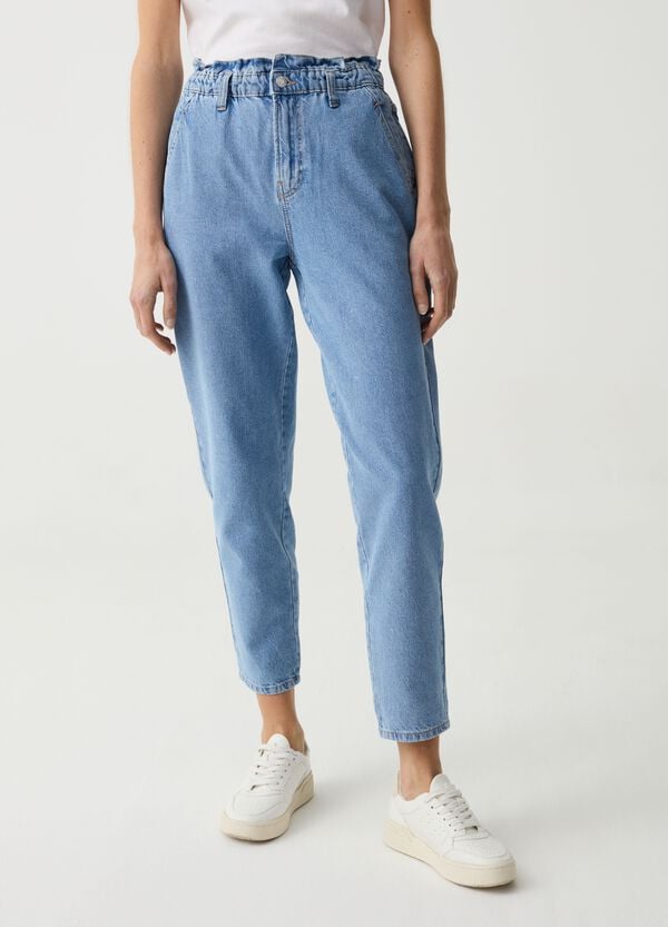 Ovs Jeans Cropped Mom Fit