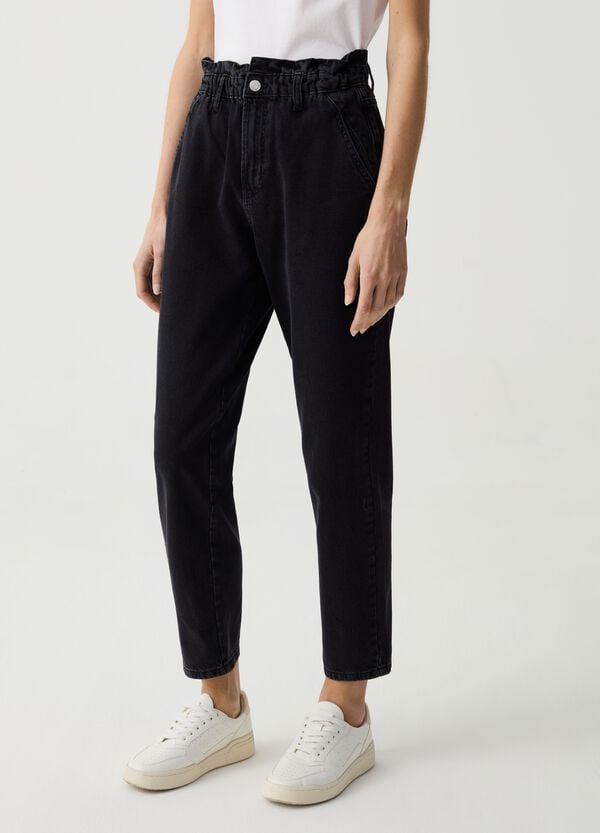 Ovs Jeans Cropped Mom Fit