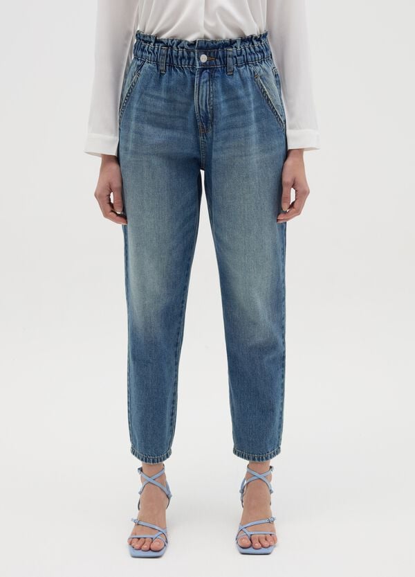 Ovs Jeans Cropped Slouchy Fit