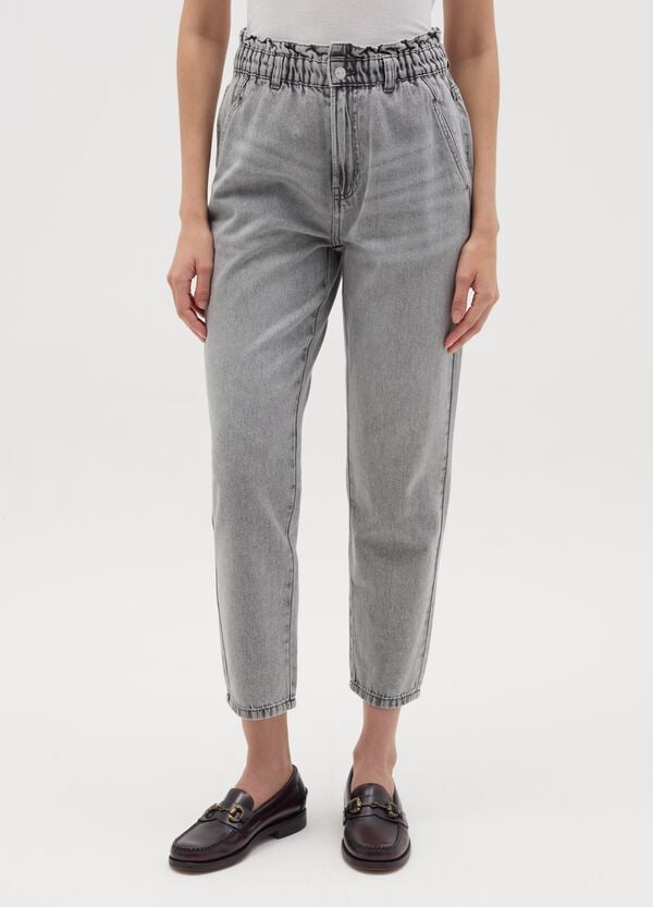 Ovs Jeans Cropped Slouchy Fit