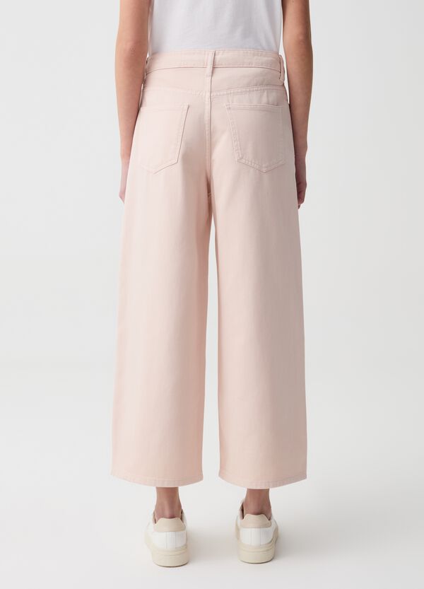 Ovs Jeans Cropped Wide Leg