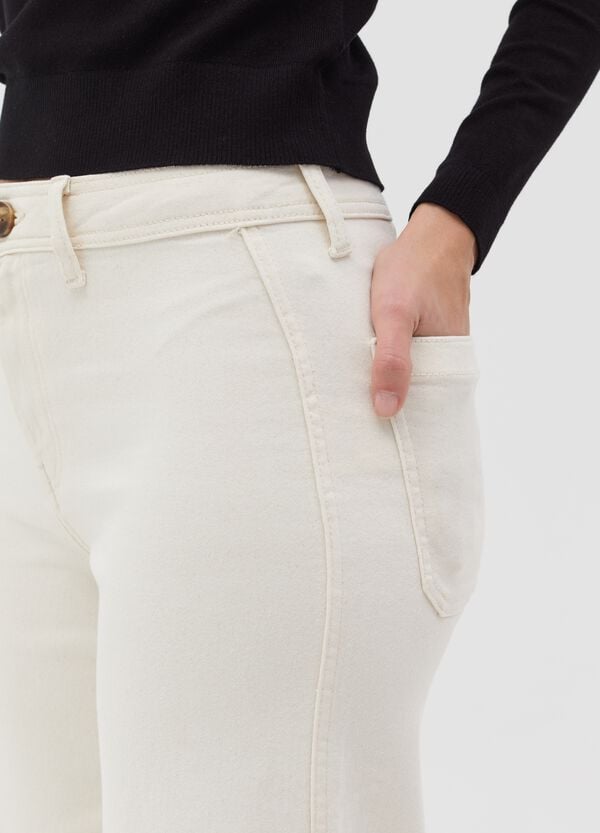 Ovs Jeans Culotte A Vita Alta