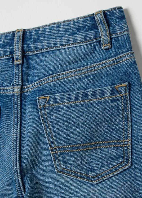 Ovs Jeans Culotte Con Borchie E Abrasioni