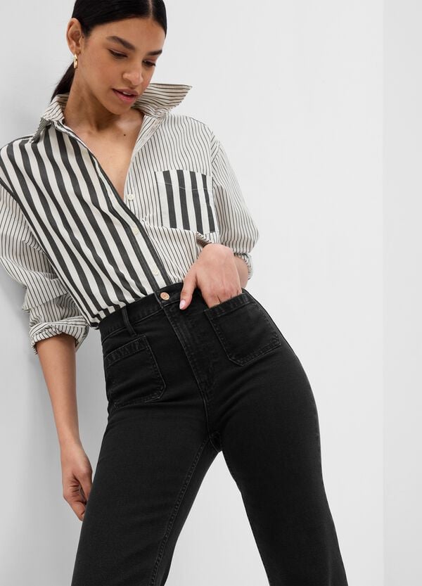 Ovs Jeans Flare Fit A Vita Alta