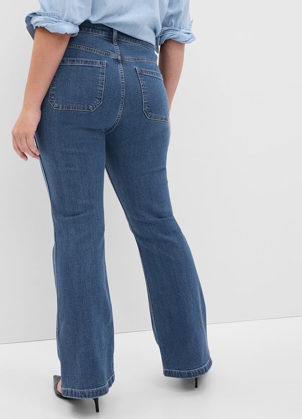 Ovs Jeans Flare Fit A Vita Alta