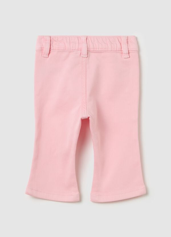 Ovs Jeans Flare Fit Con Ricamo Floreale
