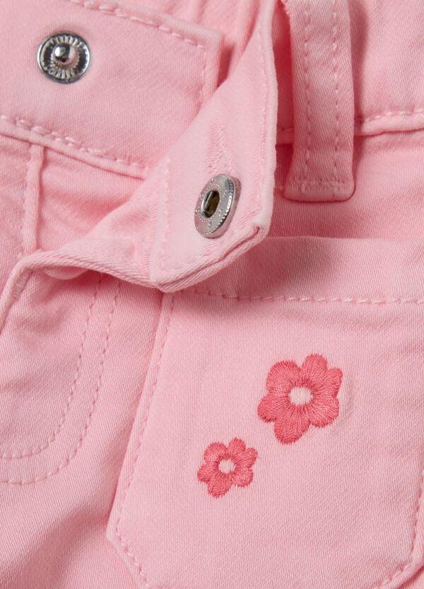 Ovs Jeans Flare Fit Con Ricamo Floreale