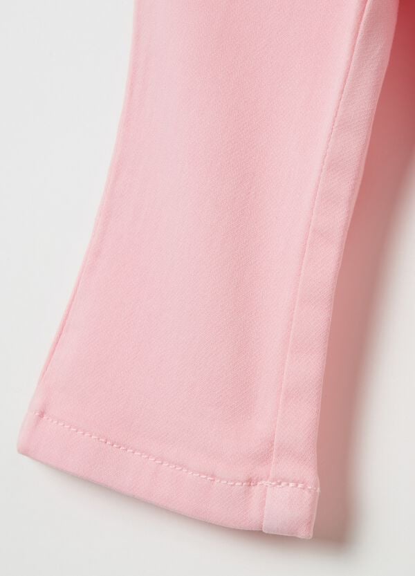Ovs Jeans Flare Fit Con Ricamo Floreale