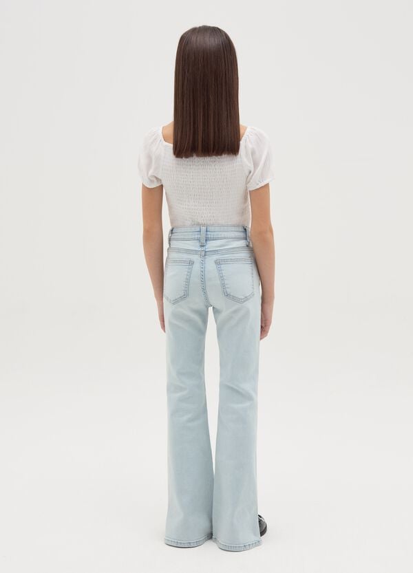 Ovs Jeans Flare Fit Con Scoloriture