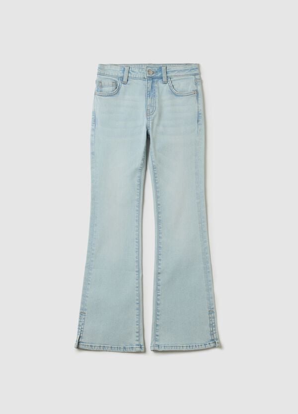 Ovs Jeans Flare Fit Con Scoloriture