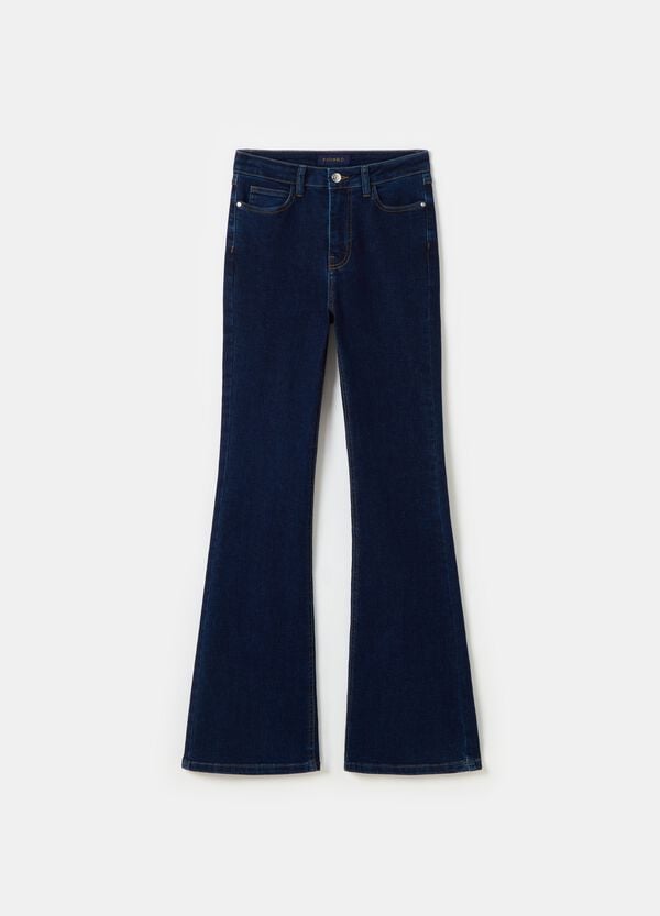 Ovs Jeans Flare Fit Rinsed