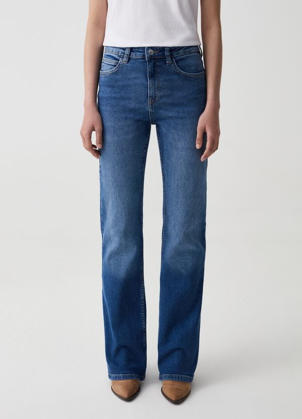 Ovs Jeans Flare Fit Stretch