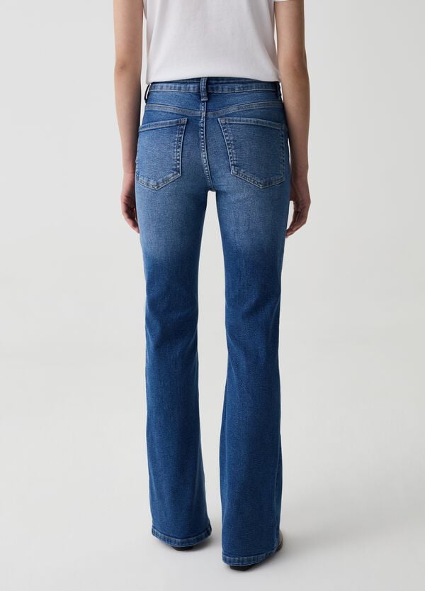 Ovs Jeans Flare Fit Stretch
