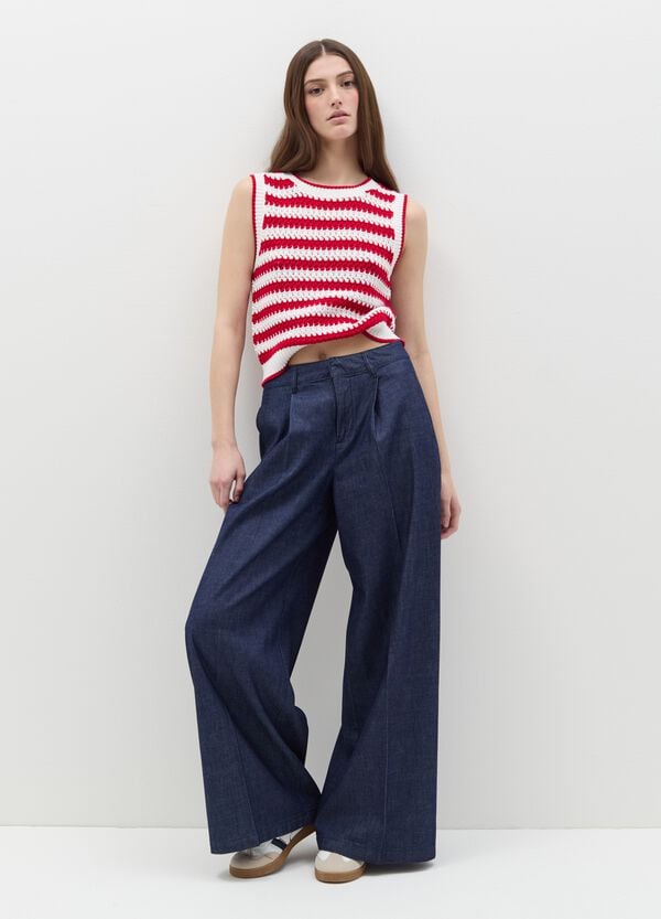 Ovs Jeans fluido a gamba larga con pinces