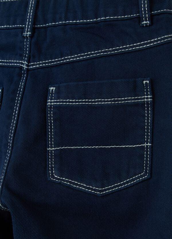 Ovs Jeans In Cotone Con Impunture A Contrasto