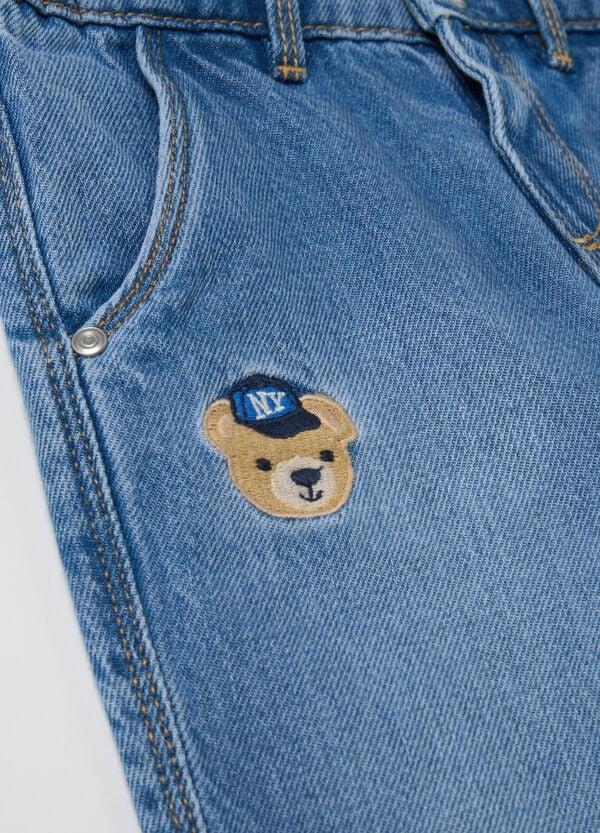 Ovs Jeans In Cotone Con Tasche E Ricamo