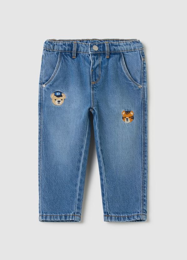 Ovs Jeans in cotone con tasche e ricamo