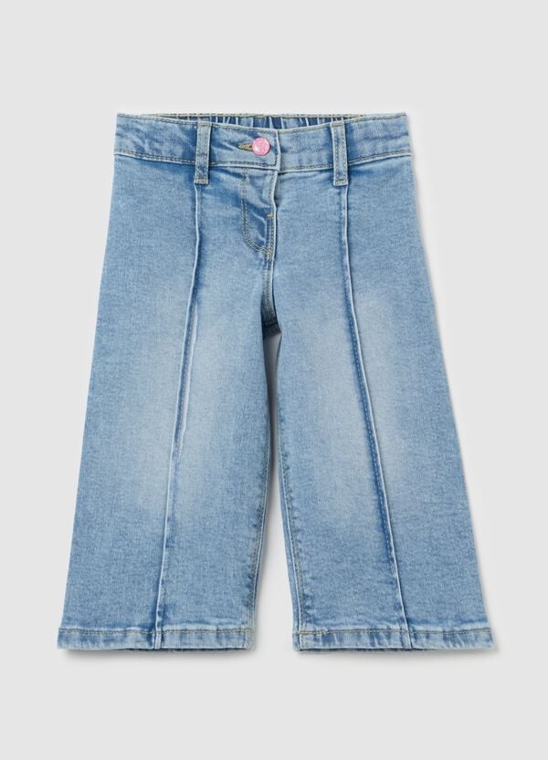 Ovs Jeans in French Terry a gamba larga
