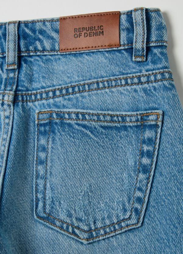 Ovs Jeans Loose Fit Con Abrasioni