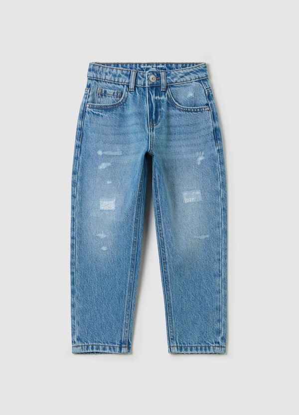 Ovs Jeans loose fit con abrasioni
