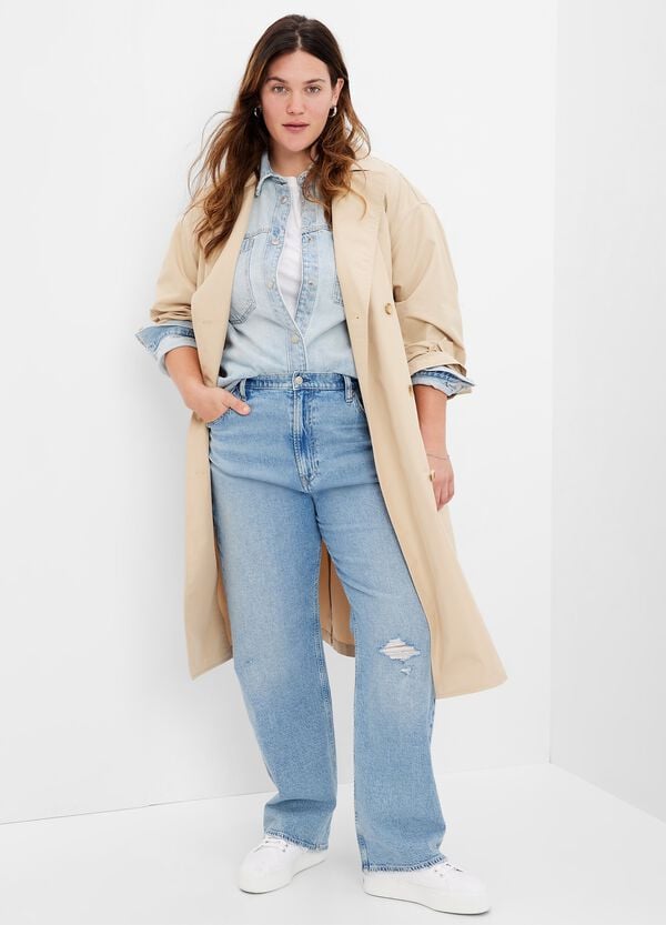 Ovs Jeans Loose Fit Con Strappi