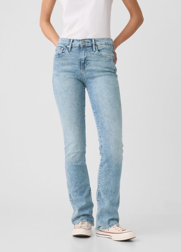 Ovs Jeans Mini Bootcut Flare Fit A Vita Media