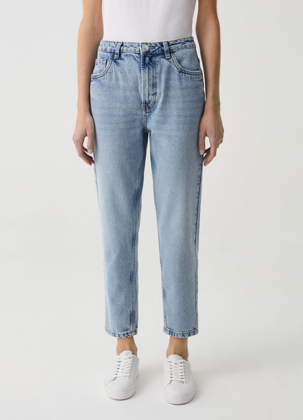 Ovs Jeans Mom Fit Cropped