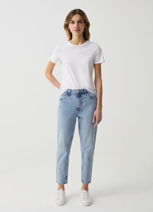 Ovs Jeans mom fit cropped