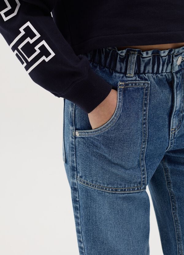 Ovs Jeans Paper Bag Con Tasche