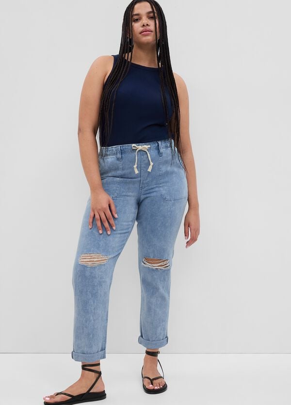Ovs Jeans Pull-on Easy Fit Con Coulisse