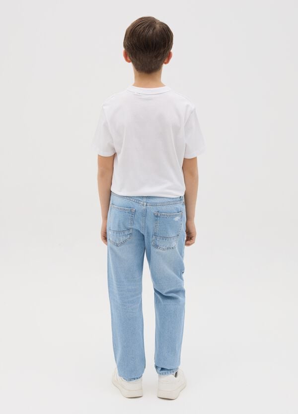 Ovs Jeans Regular Fit Con Abrasioni