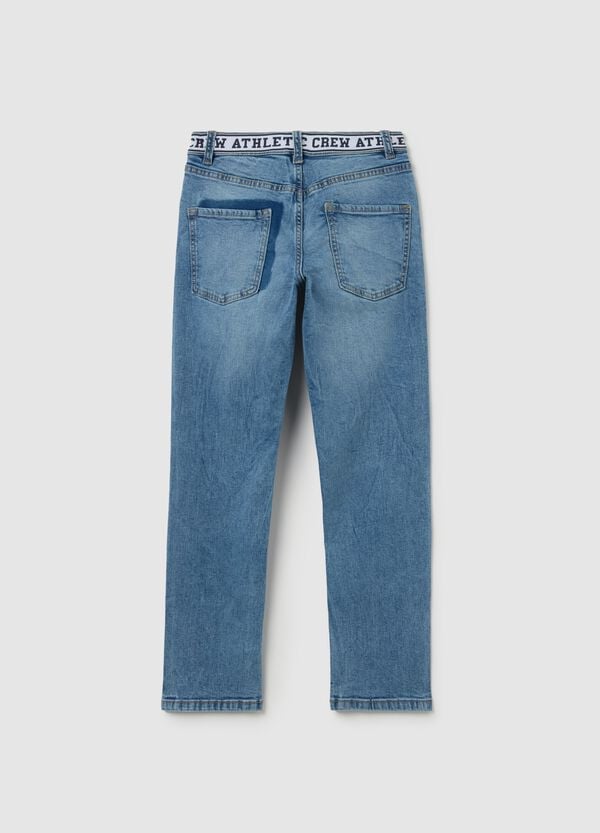 Ovs Jeans Regular Fit Con Dettaglio "Athletic Crew"