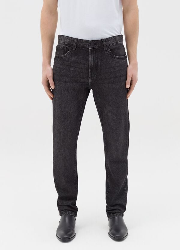 Ovs Jeans Regular Fit Con Scoloriture