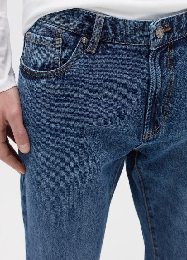 Ovs Jeans Regular Fit Con Scoloriture