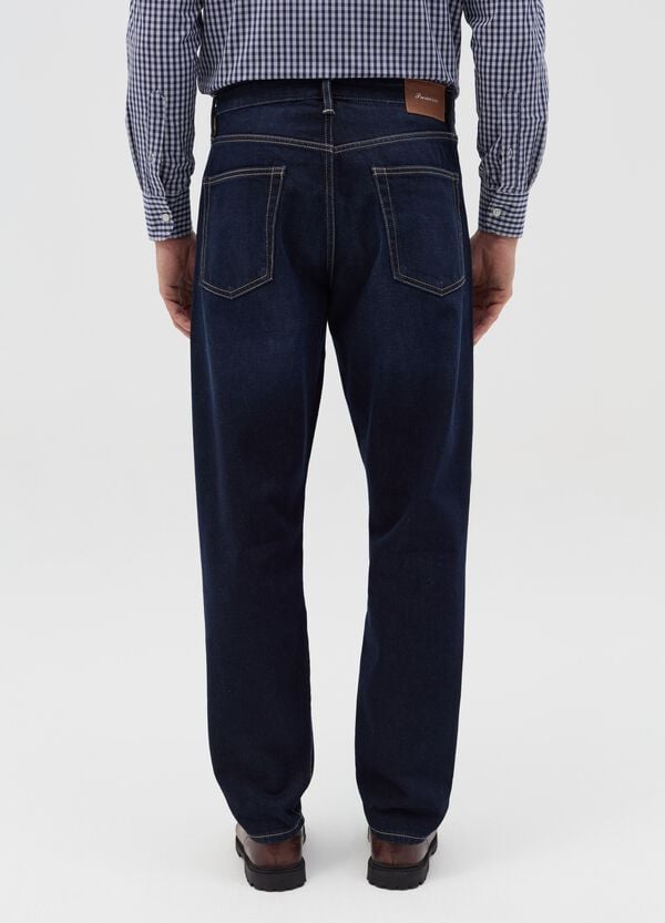 Ovs Jeans Regular Tapered Fit Blu