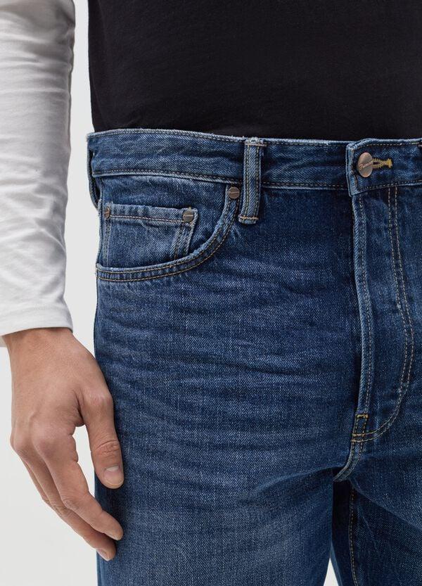 Ovs Jeans Regular Tapered Fit Blu