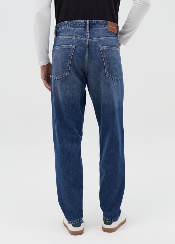 Ovs Jeans Regular Tapered Fit Blu
