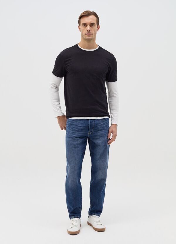Ovs Jeans regular tapered fit blu