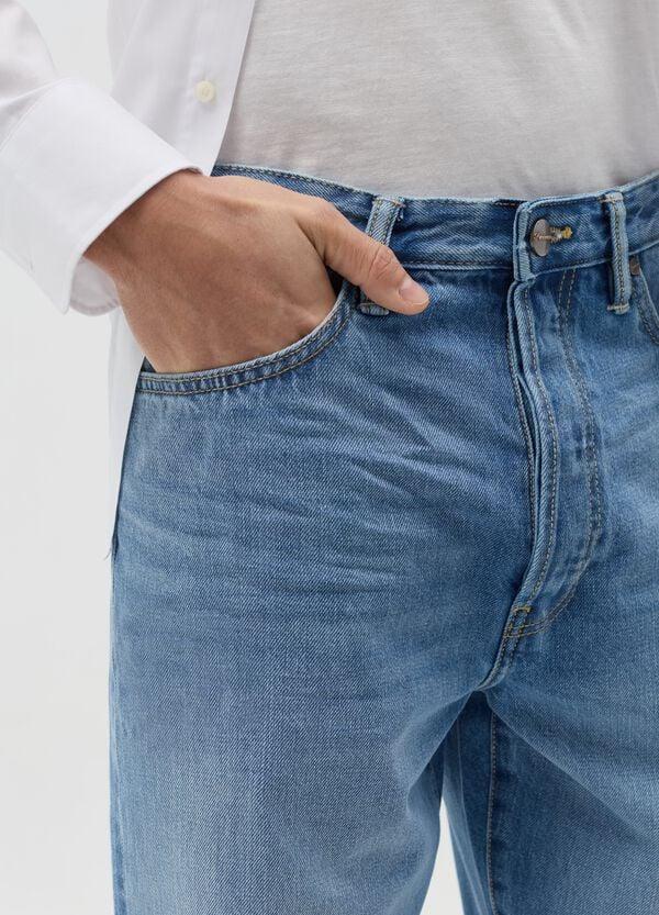 Ovs Jeans Regular Tapered Fit Blu